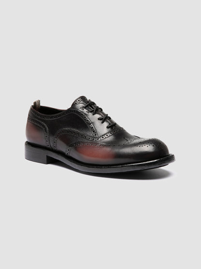RUGGED 014/W PATINA SPALLA PIUMA NAPPA BURGUNDY/SUPERNERO