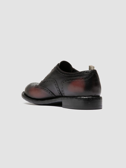 RUGGED 014/W PATINA SPALLA PIUMA NAPPA BURGUNDY/SUPERNERO
