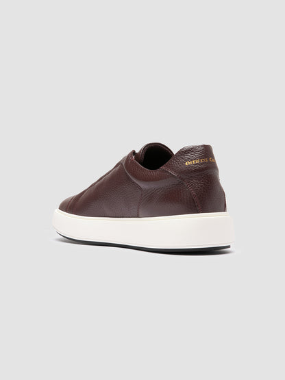 SLOUCH/001 MUFLONE BURGUNDY - F.DO OFF WHITE/N