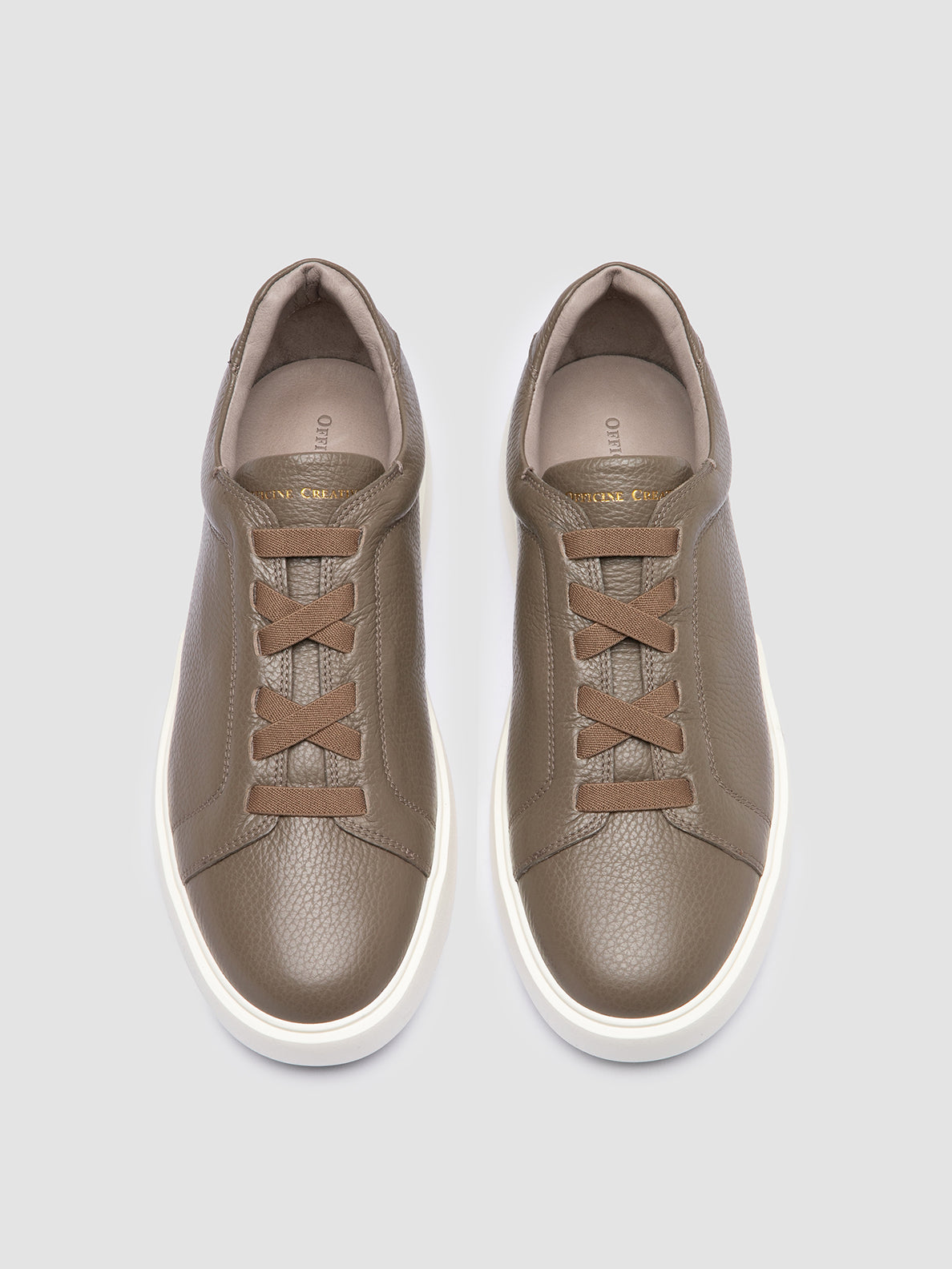 SLOUCH/001 MUFLONE TAUPE - F.DO OFF WHITE/N