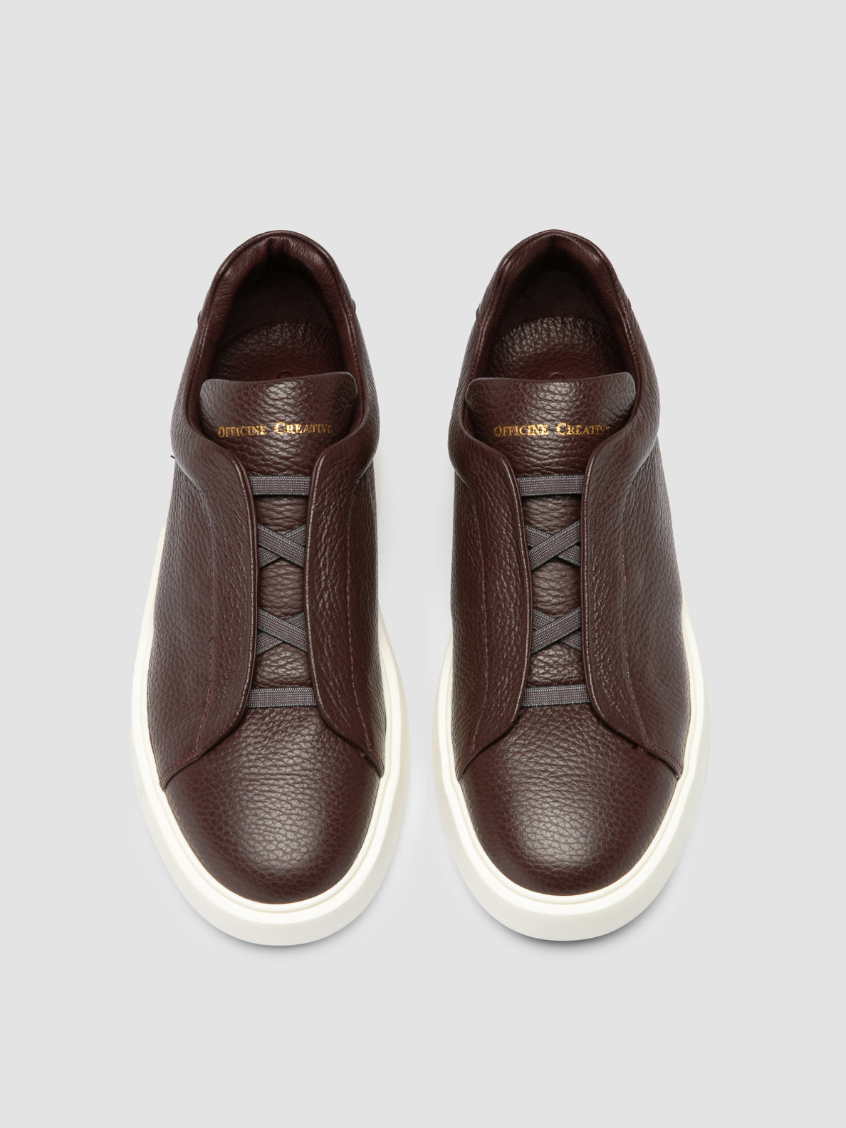 SLOUCH/102 MUFLONE BURGUNDY - F.DO OFF WHITE/N