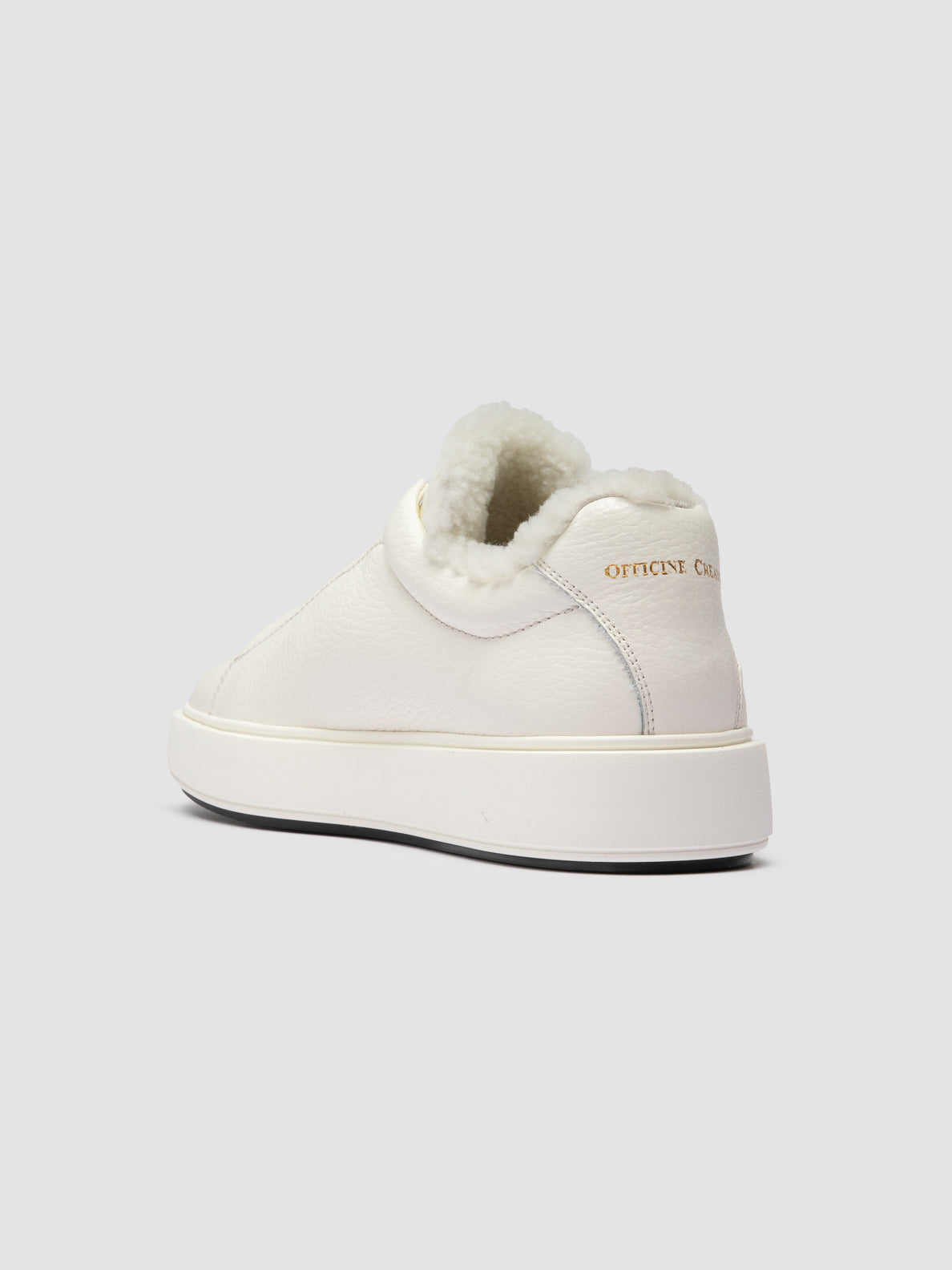 SLOUCH/103 MUFLONE TONAL BIANCO - F.DO OFF WHITE/N - Fod. montone