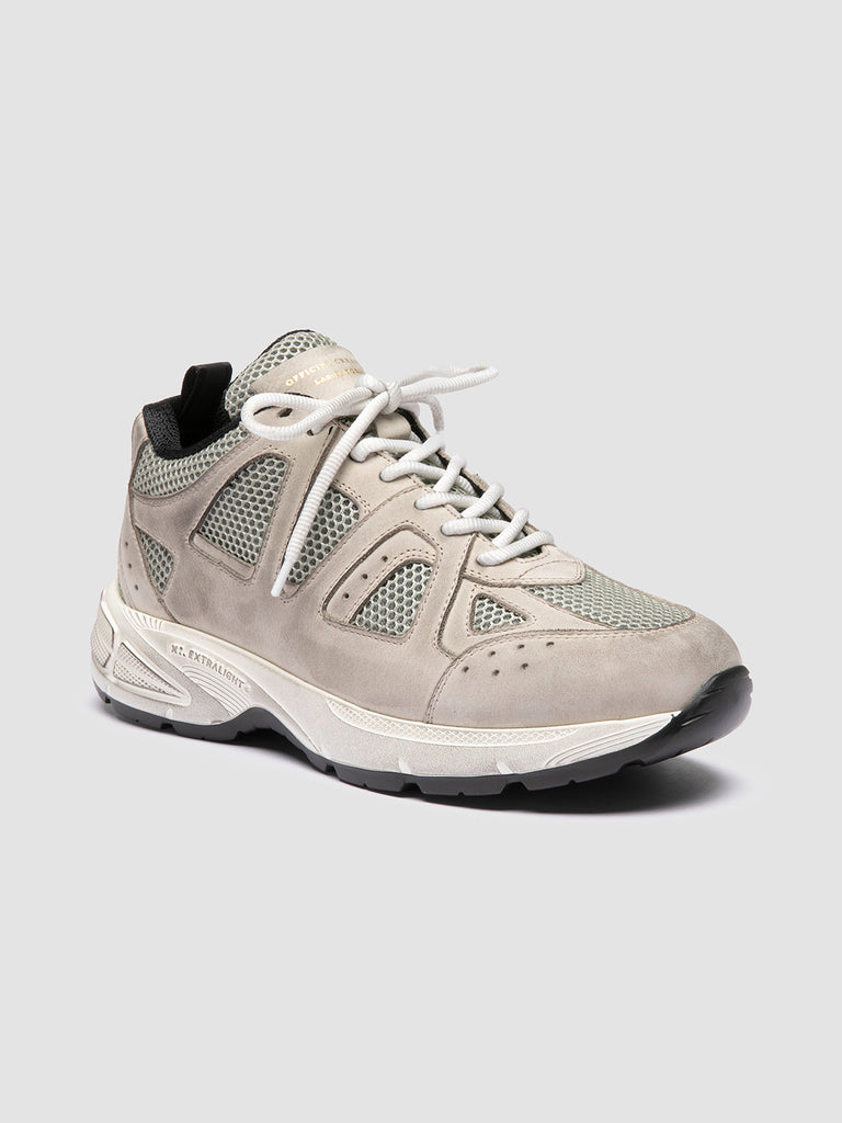SUPURBIA/101 SOFT NABUK/MESH - DIRTY CALCARE - F.DO OFF WHITE/NERO