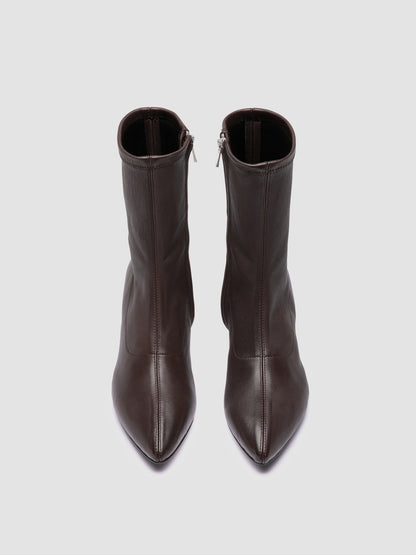 SUZY/004 GUANTERIA STRETCH COFFEE BEAN