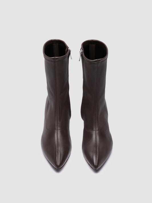 SUZY/004 GUANTERIA STRETCH COFFEE BEAN