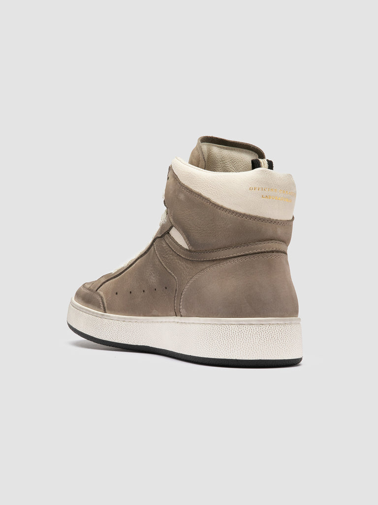 THE ANSWER/004 SOFT NABUK/GIANO DIRTY - TAUPE/TOFU_F.DO PROFILE NERO