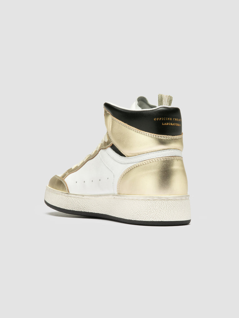 THE ANSWER/104 LUNAR/2LEATH DIRTY - PLATINO/BIANCO/NERO - F.DO PROFILE NERO