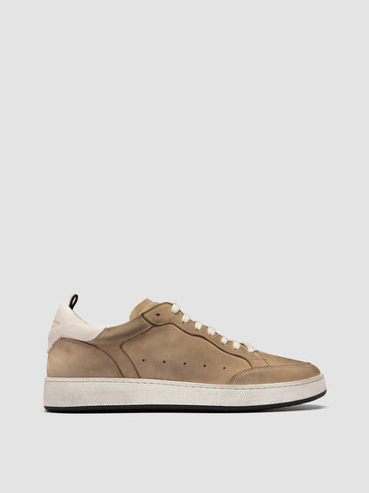 THE ANSWER/002 SOFT NABUK/GIANO DIRTY - BISCOTTO/TOFU_F.DO PROFILE NERO