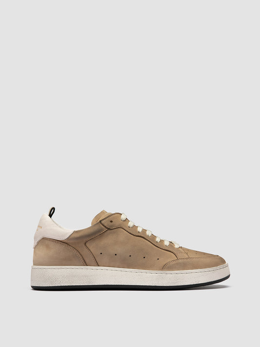 THE ANSWER/002 SOFT NABUK/GIANO DIRTY - BISCOTTO/TOFU_F.DO PROFILE NERO
