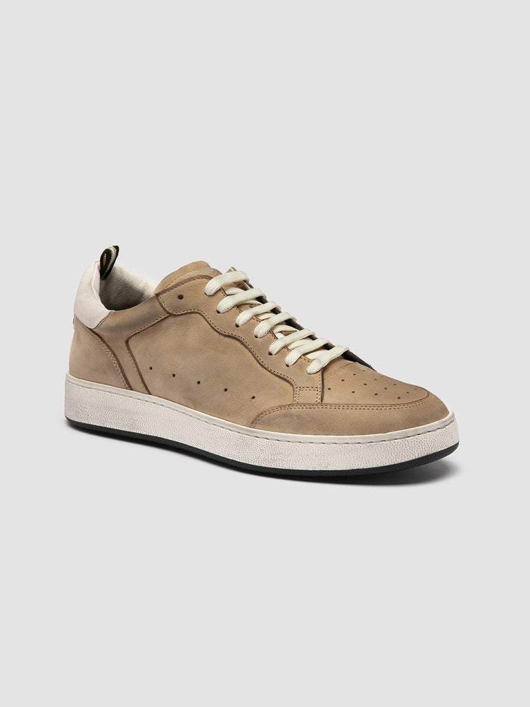 THE ANSWER/002 SOFT NABUK/GIANO DIRTY - BISCOTTO/TOFU_F.DO PROFILE NERO