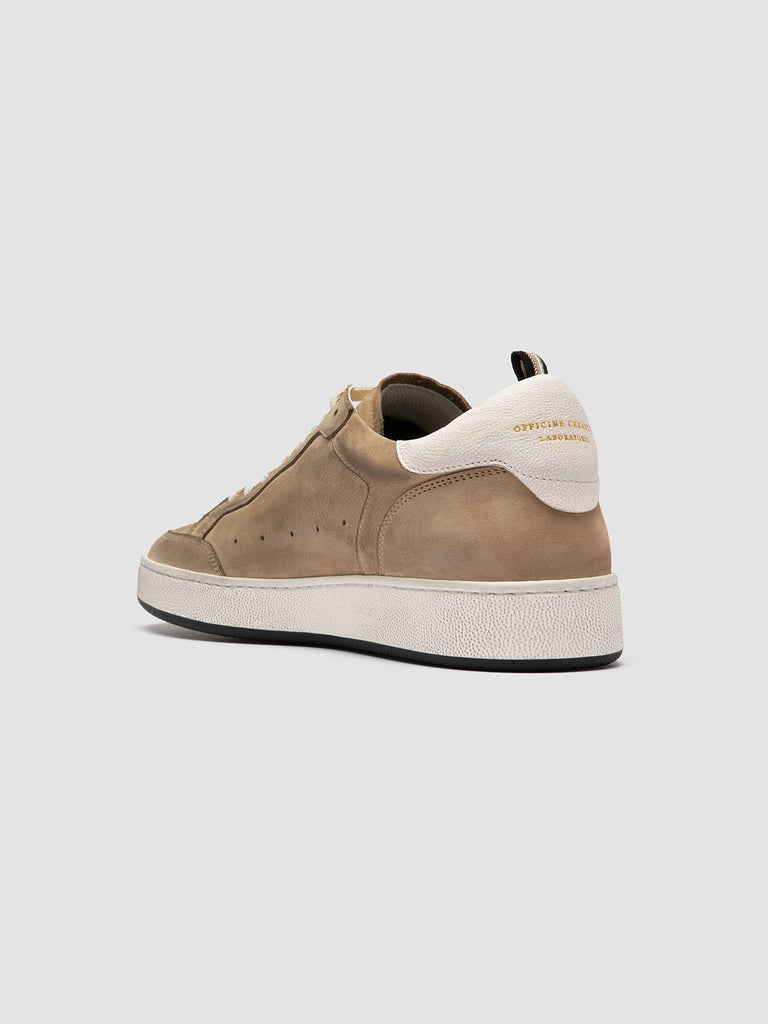 THE ANSWER/002 SOFT NABUK/GIANO DIRTY - BISCOTTO/TOFU_F.DO PROFILE NERO