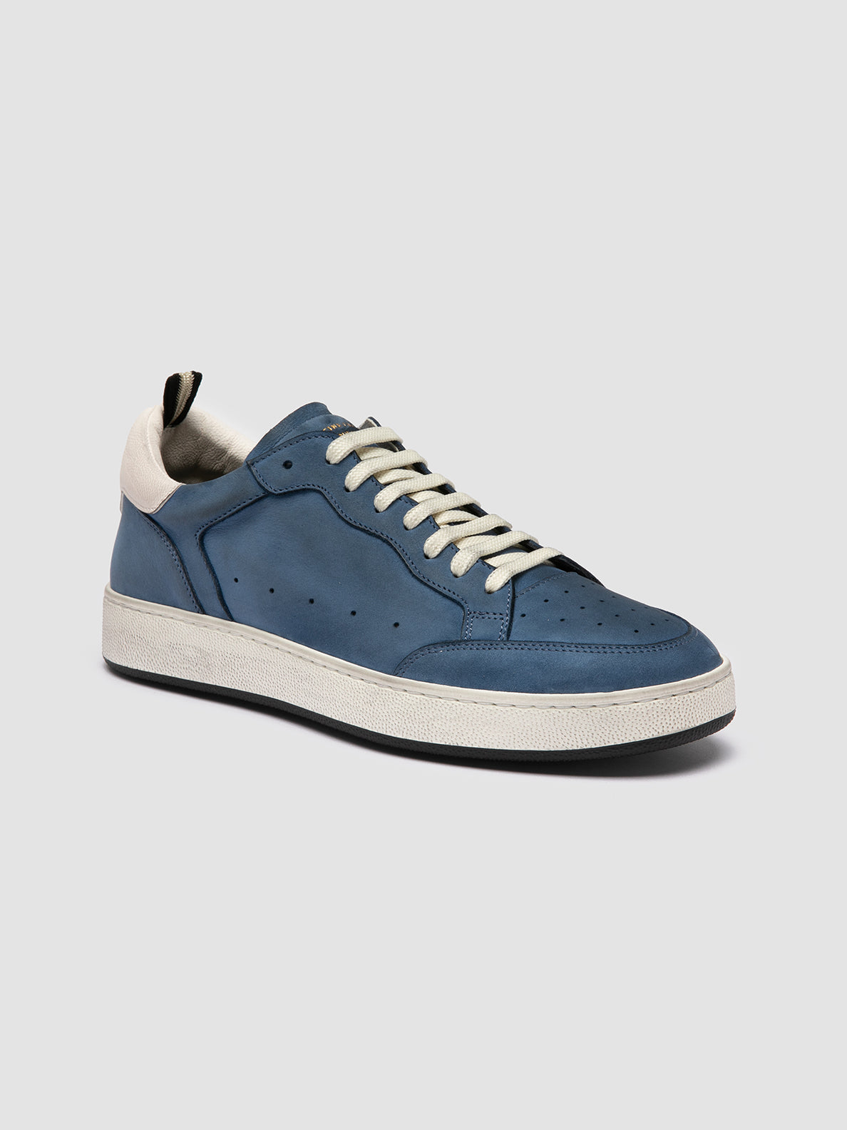 THE ANSWER/002 SOFT NABUK/GIANO DIRTY - NAVY/TOFU_F.DO PROFILE NERO