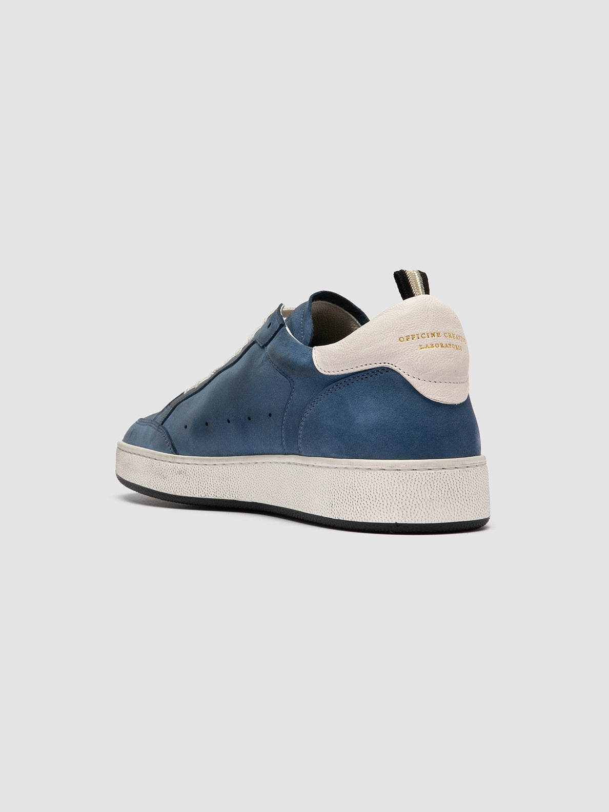 THE ANSWER/002 SOFT NABUK/GIANO DIRTY - NAVY/TOFU_F.DO PROFILE NERO