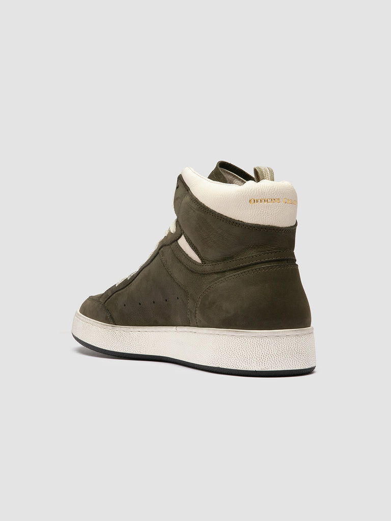 THE ANSWER/004 SOFT NABUK/GIANO DIRTY - MILITARE/TOFU_FOD. PROFILE NERO