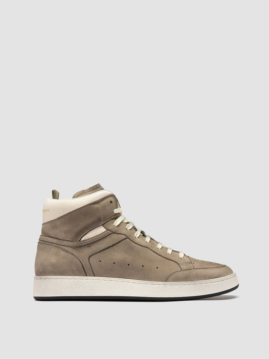 THE ANSWER/004 SOFT NABUK/GIANO DIRTY - TAUPE/TOFU_F.DO PROFILE NERO