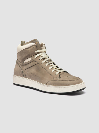 THE ANSWER/004 SOFT NABUK/GIANO DIRTY - TAUPE/TOFU_F.DO PROFILE NERO