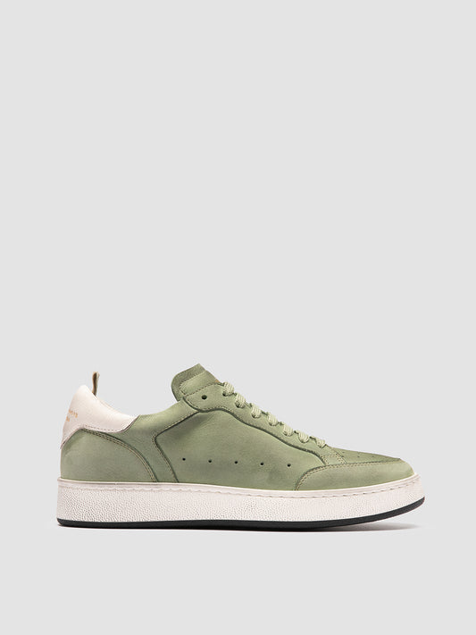 THE ANSWER/102 SOFT NABUK/GIANO - DIRTY OIL GREEN/TOFU_F.DO PROFILE NERO