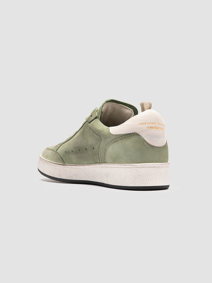 THE ANSWER/102 SOFT NABUK/GIANO - DIRTY OIL GREEN/TOFU_F.DO PROFILE NERO