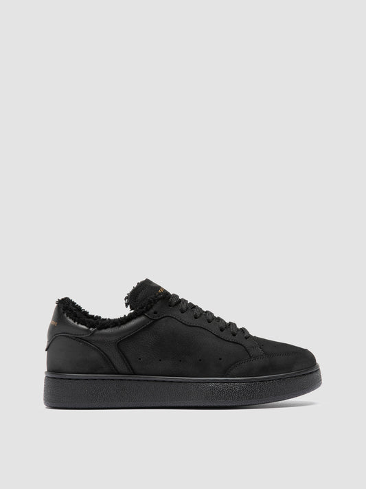 THE ANSWER/103 SOFT NABUK/GIANO TONAL - DIRTY NERO - Fod. montone
