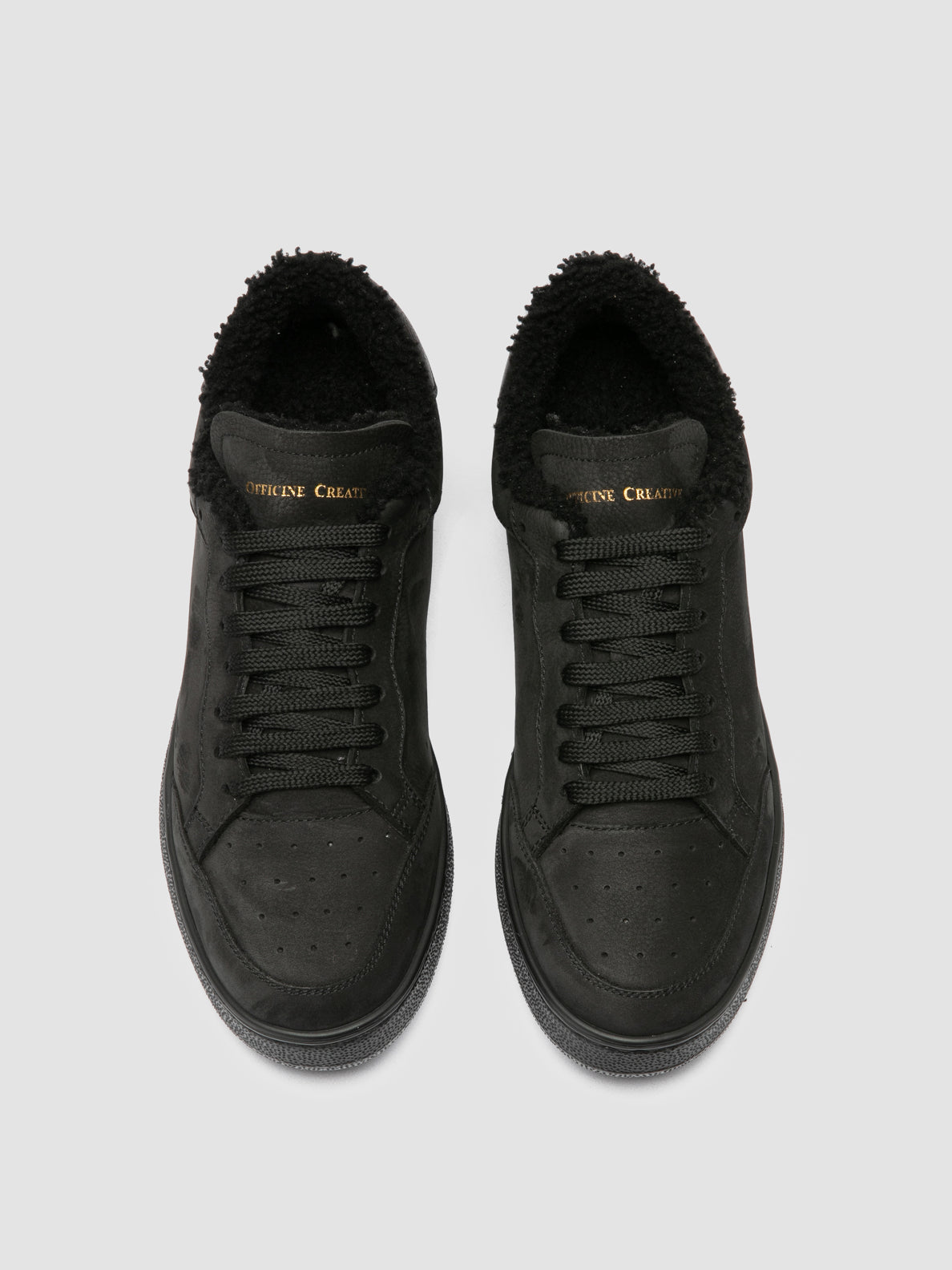THE ANSWER/103 SOFT NABUK/GIANO TONAL - DIRTY NERO - Fod. montone