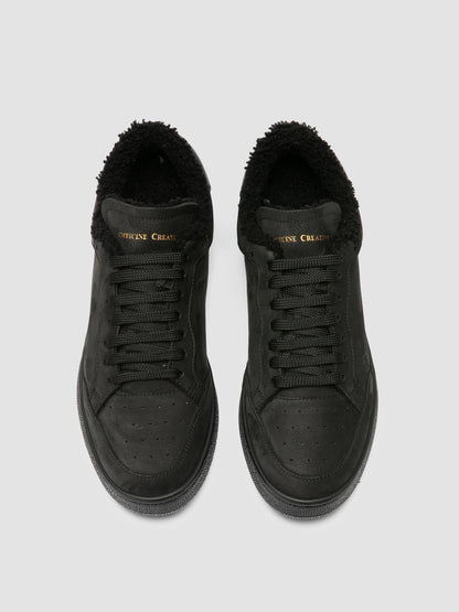 THE ANSWER/103 SOFT NABUK/GIANO TONAL - DIRTY NERO - Fod. montone