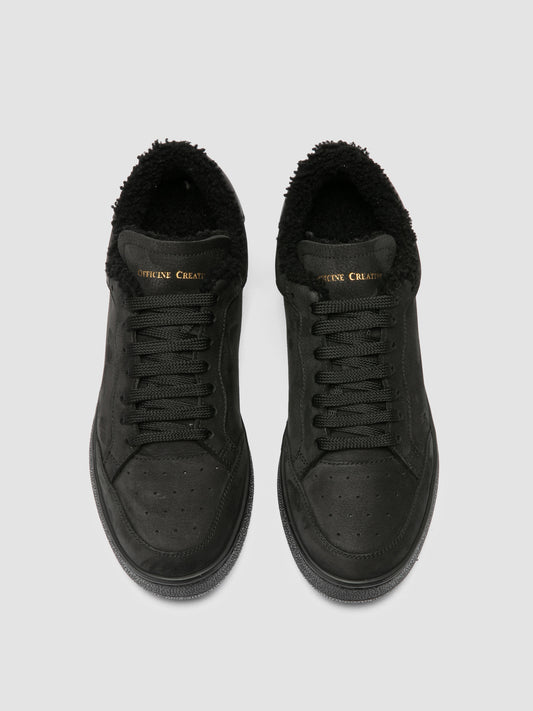 THE ANSWER/103 SOFT NABUK/GIANO TONAL - DIRTY NERO - Fod. montone
