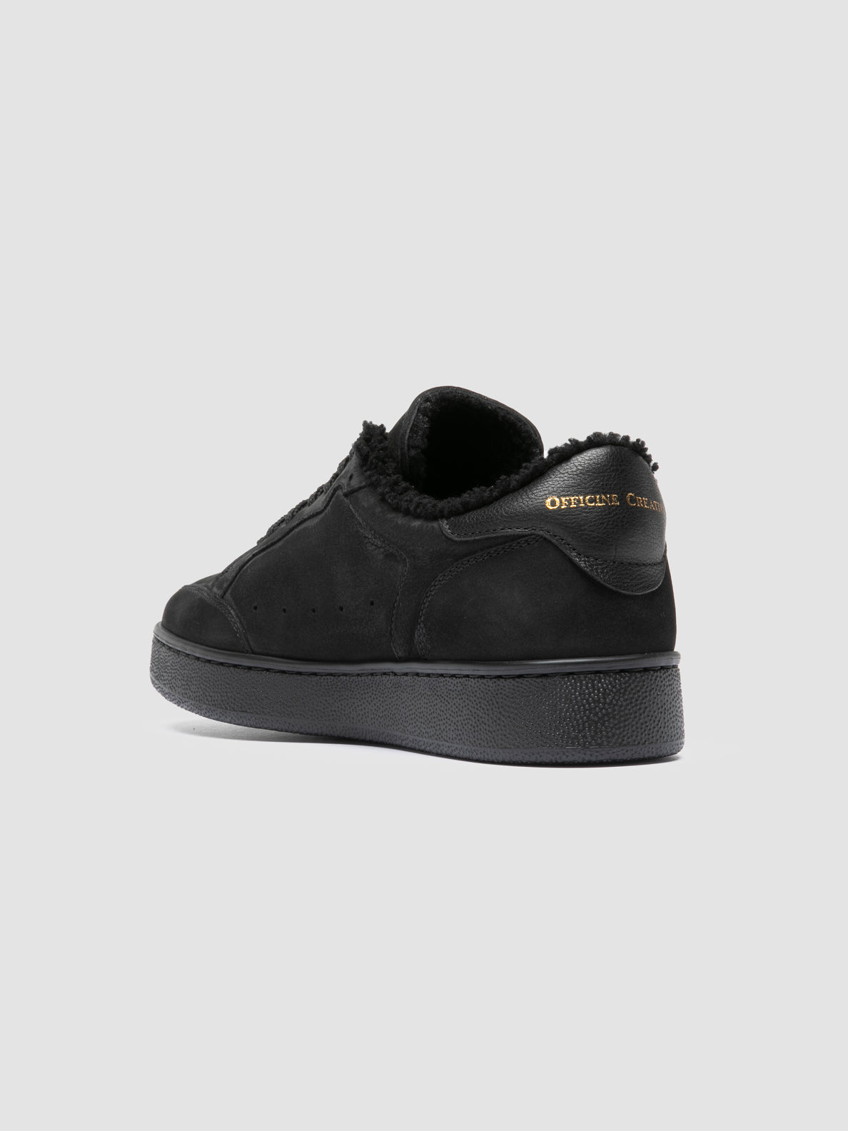 THE ANSWER/103 SOFT NABUK/GIANO TONAL - DIRTY NERO - Fod. montone