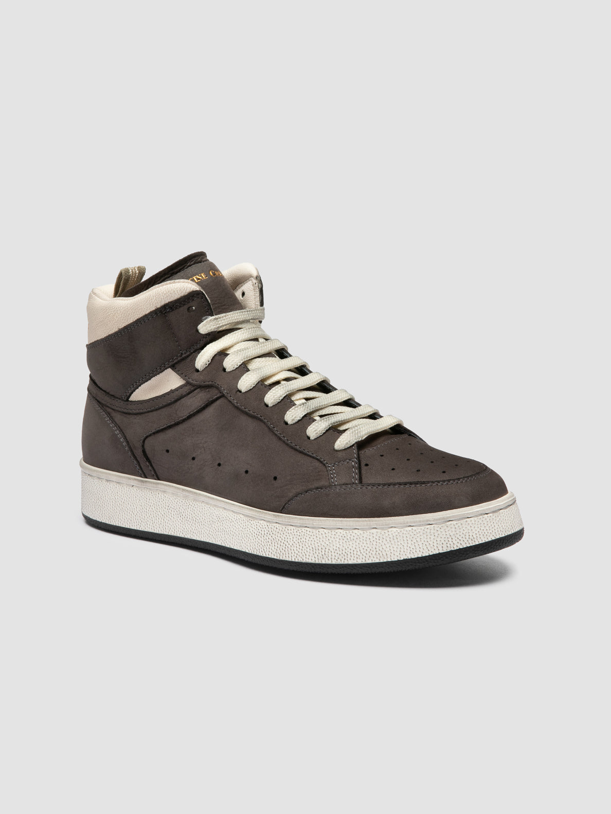 THE ANSWER/106 SOFT NABUK/GIANO - DIRTY LAVAGNA/TOFU - F.DO PROFILE NERO