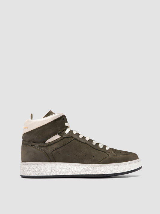 THE ANSWER/106 SOFT NABUK/GIANO - DIRTY MILITARE/TOFU - F.DO PROFILE NERO