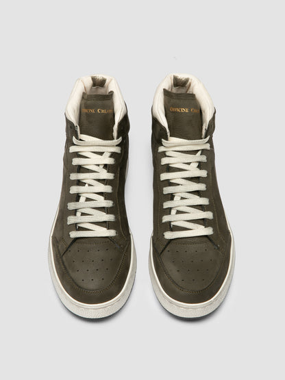 THE ANSWER/106 SOFT NABUK/GIANO - DIRTY MILITARE/TOFU - F.DO PROFILE NERO