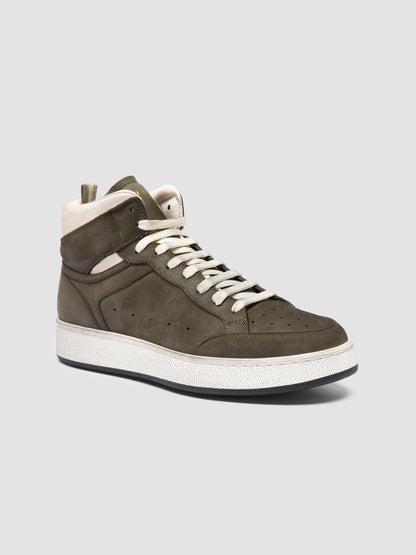 THE ANSWER/106 SOFT NABUK/GIANO - DIRTY MILITARE/TOFU - F.DO PROFILE NERO