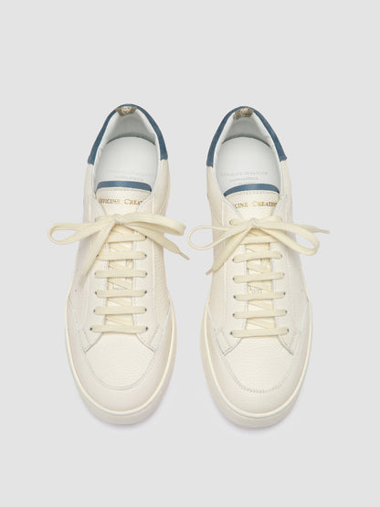 THE DIME/001 MUFLONE/LILLE/L.CACHEMIRE BIANCO/ELEMENTAL BLUE/INDIGO_F.DO OFF WHITE