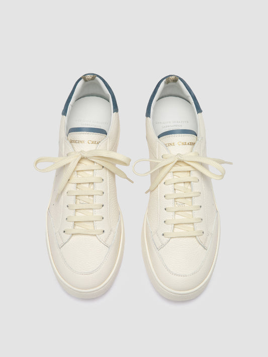 THE DIME/001 MUFLONE/LILLE/L.CACHEMIRE BIANCO/ELEMENTAL BLUE/INDIGO_F.DO OFF WHITE