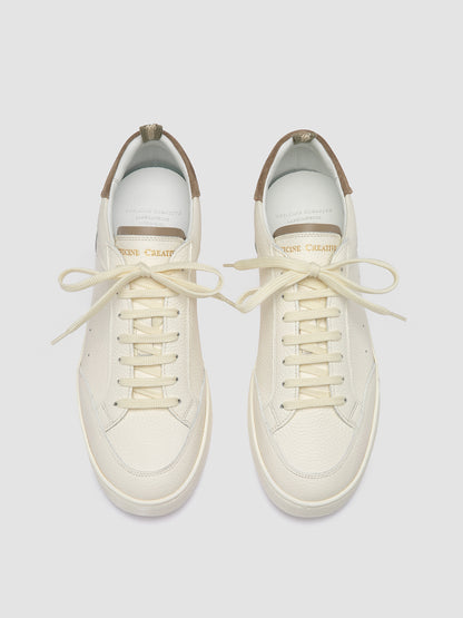 THE DIME/001 MUFLONE/LILLE/L.CACHEMIRE BIANCO/FRAPPE/ANTILOPE_F.DO OFF WHITE