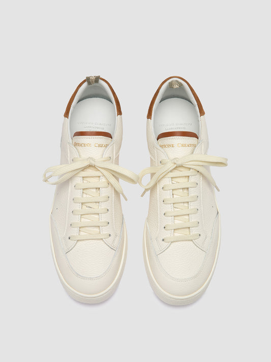 THE DIME/001 MUFLONE/LILLE/L.CACHEMIRE BIANCO/TAN/VICUNA_F.DO OFF WHITE