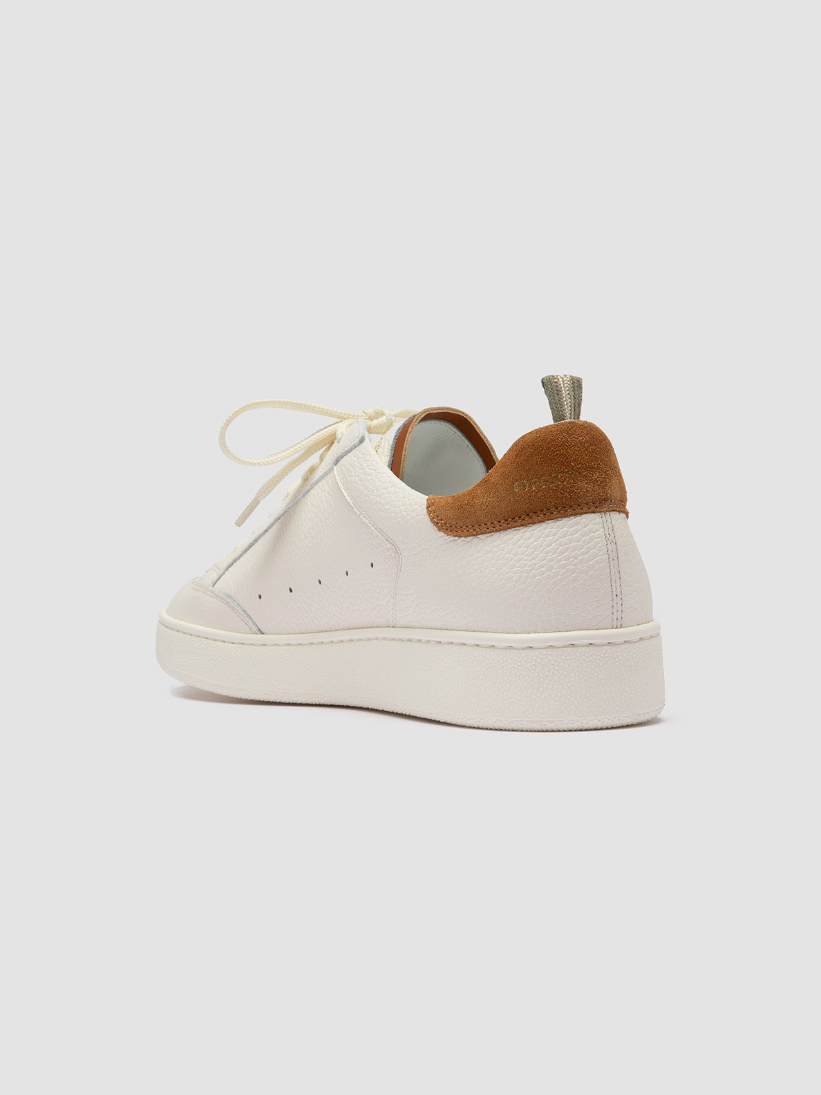THE DIME/001 MUFLONE/LILLE/L.CACHEMIRE BIANCO/TAN/VICUNA_F.DO OFF WHITE
