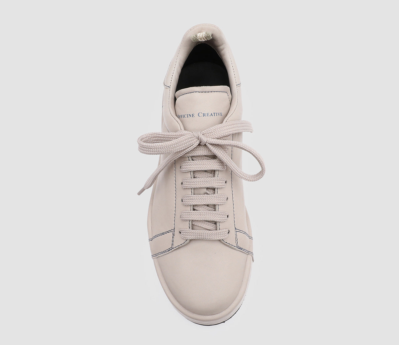 ACEPLUS/103 GUANTERIA QUIET GREY STITCHING BLUE