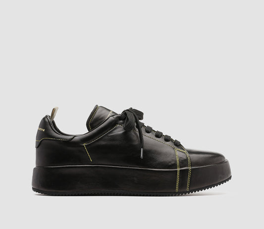 ACEPLUS/103 GUANTERIA NERO STITCHING GIALLO