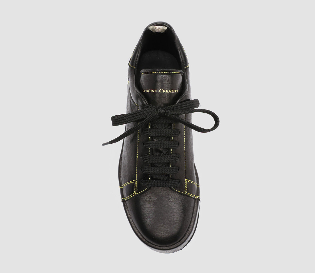 ACEPLUS/103 GUANTERIA NERO STITCHING GIALLO