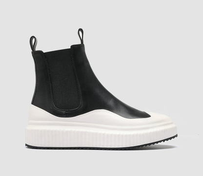 ARRAN/002 BUTTERO NAPPA CAMELIA/NERO