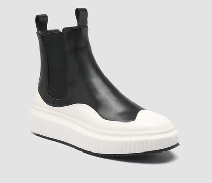 ARRAN/002 BUTTERO NAPPA CAMELIA/NERO