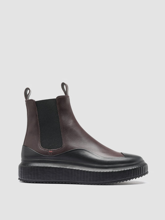ARRAN/002 BUTTERO NAPPA NERO/TRUFFLE