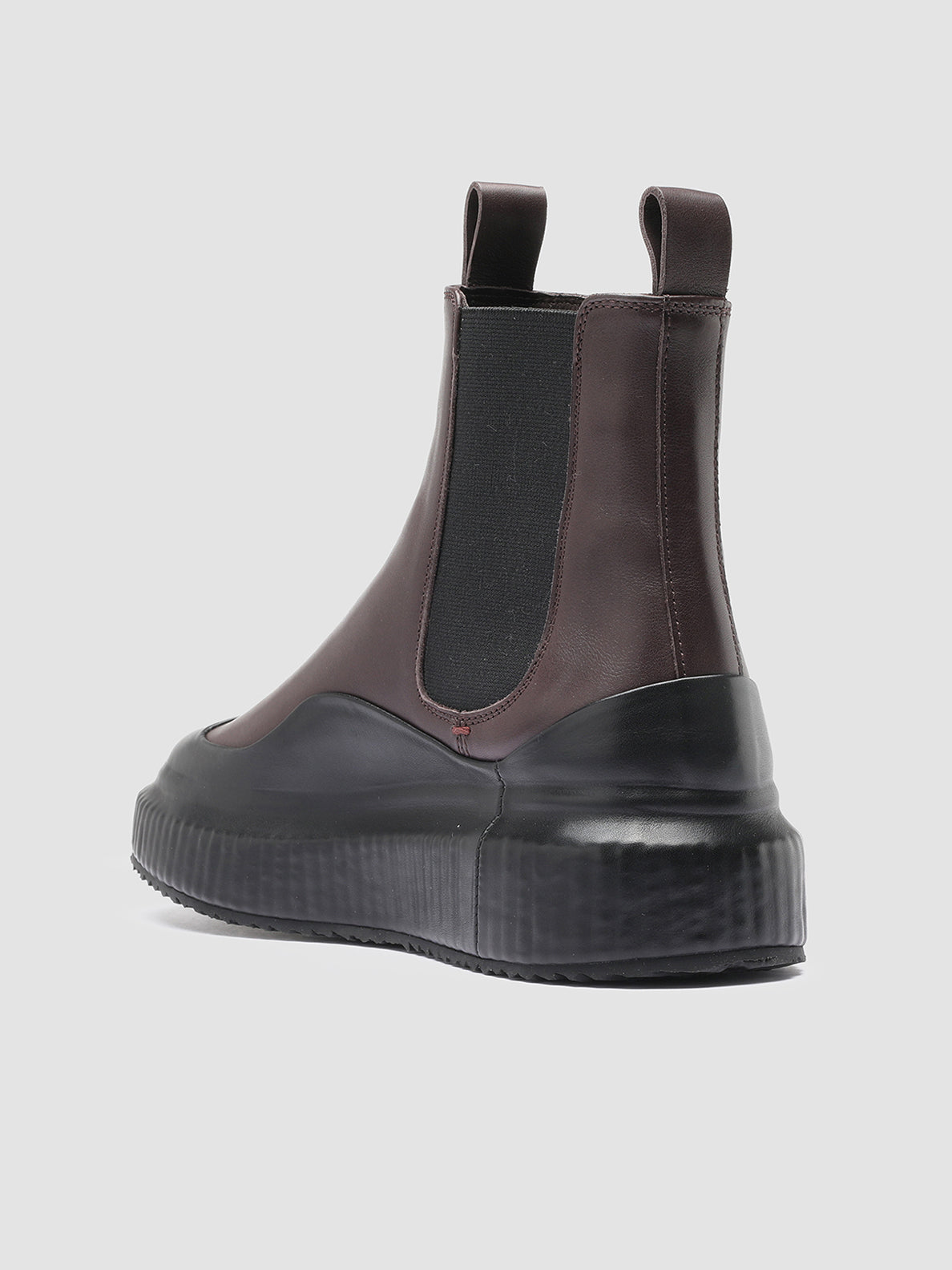 ARRAN/002 BUTTERO NAPPA NERO/TRUFFLE