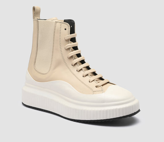 ARRAN/009 BUTTERO NAPPA CAMELIA/OAT MILK