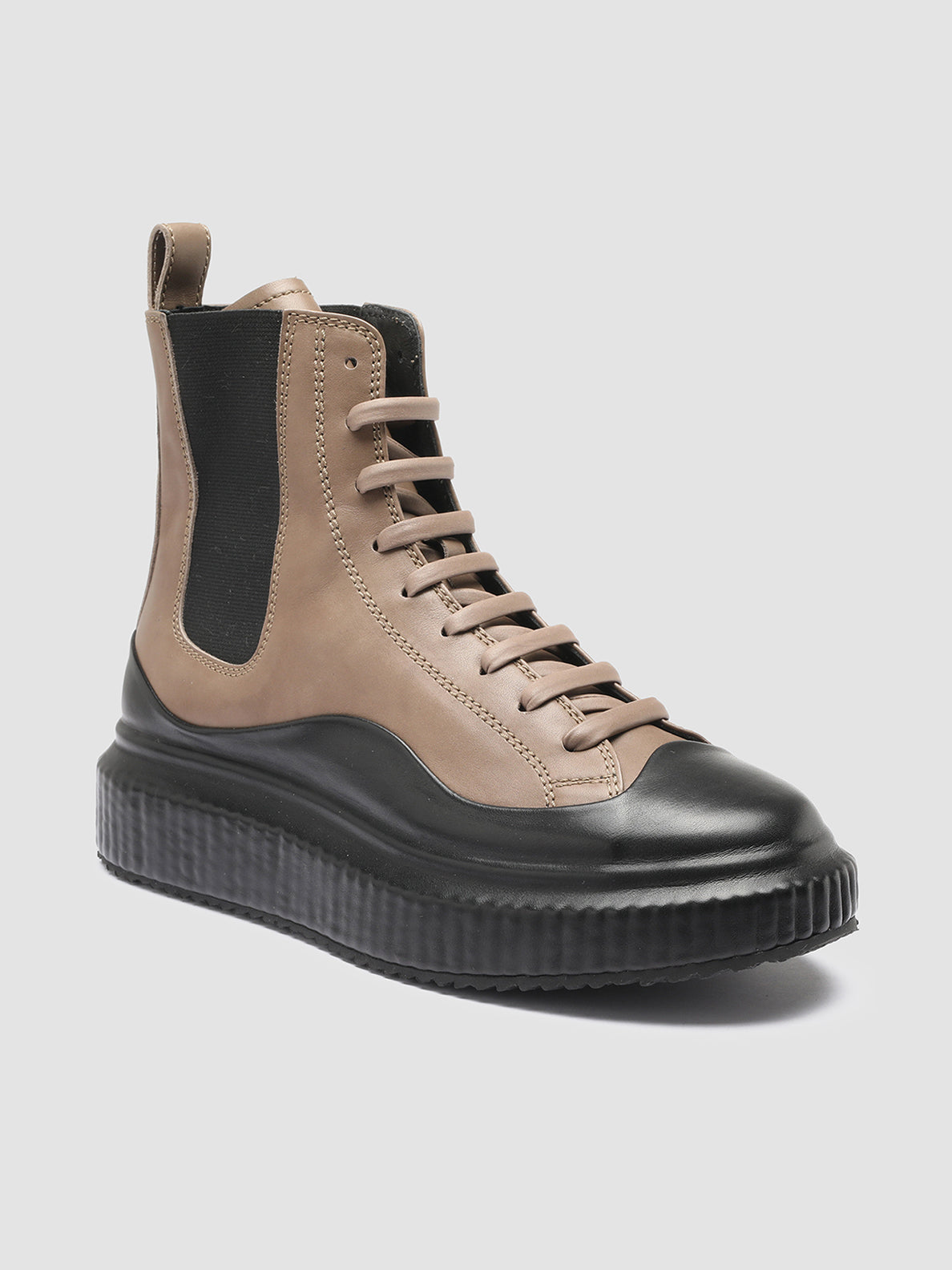 ARRAN/009 BUTTERO NAPPA NERO/WALNUT