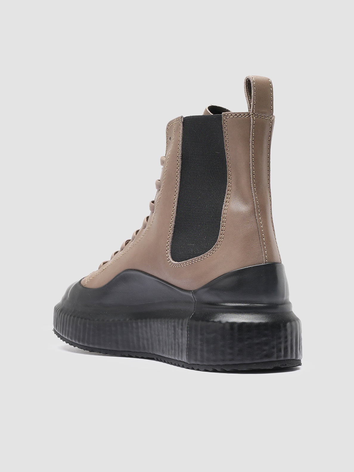 ARRAN/009 BUTTERO NAPPA NERO/WALNUT