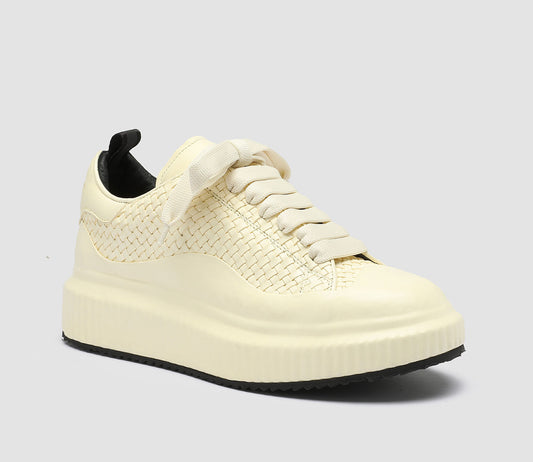 ARRAN/016 INTRECCIO GUANTERIA CREAM