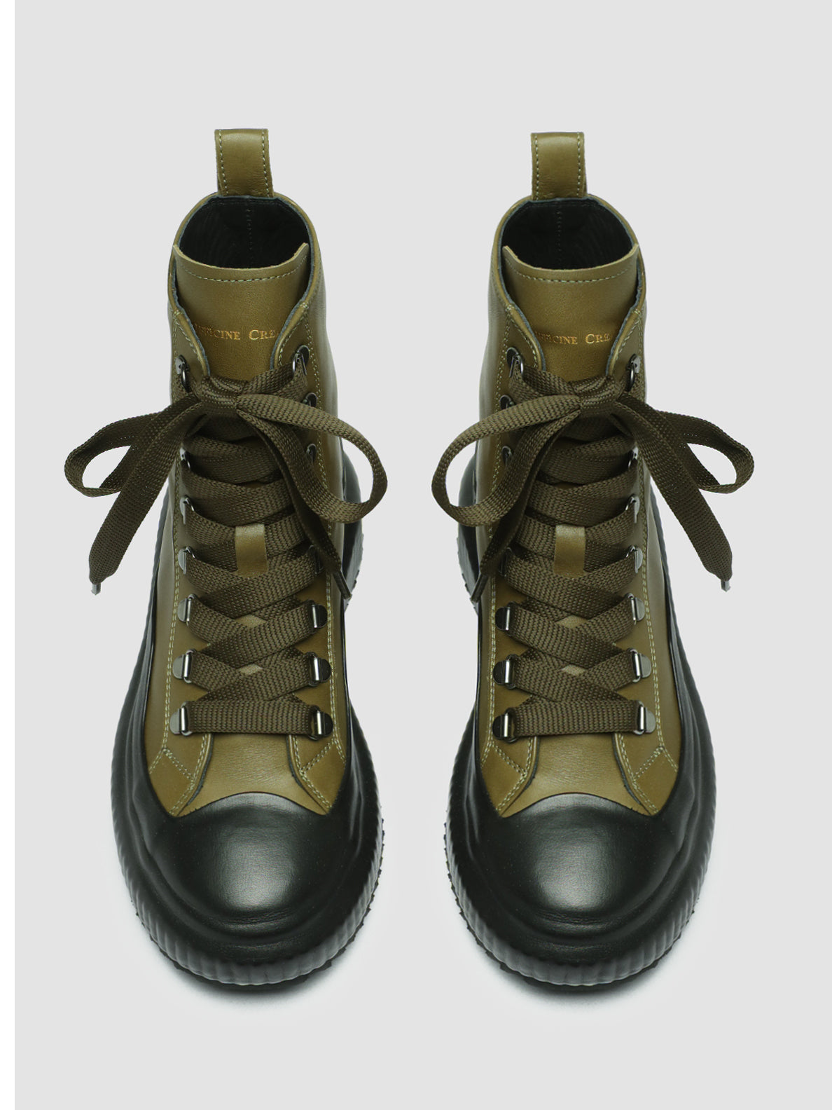 ARRAN/020 BUTTERO NAPPA NERO/FIR GREEN