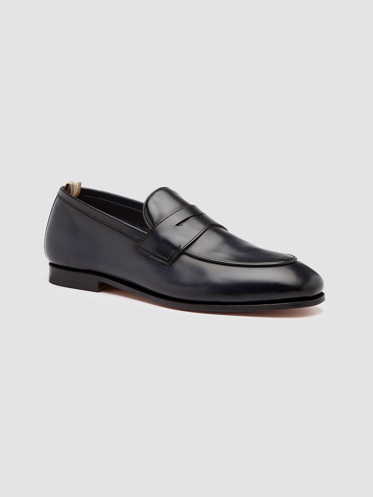 BARONA/001 AERO BUTTERO NAPPA BLU MARINE