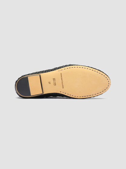 BESSIE/011 INTRECCIO NAPPA NERO